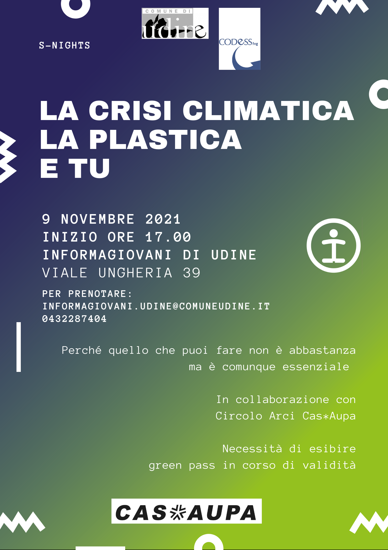 La crisi climatica, la plastica, e tu