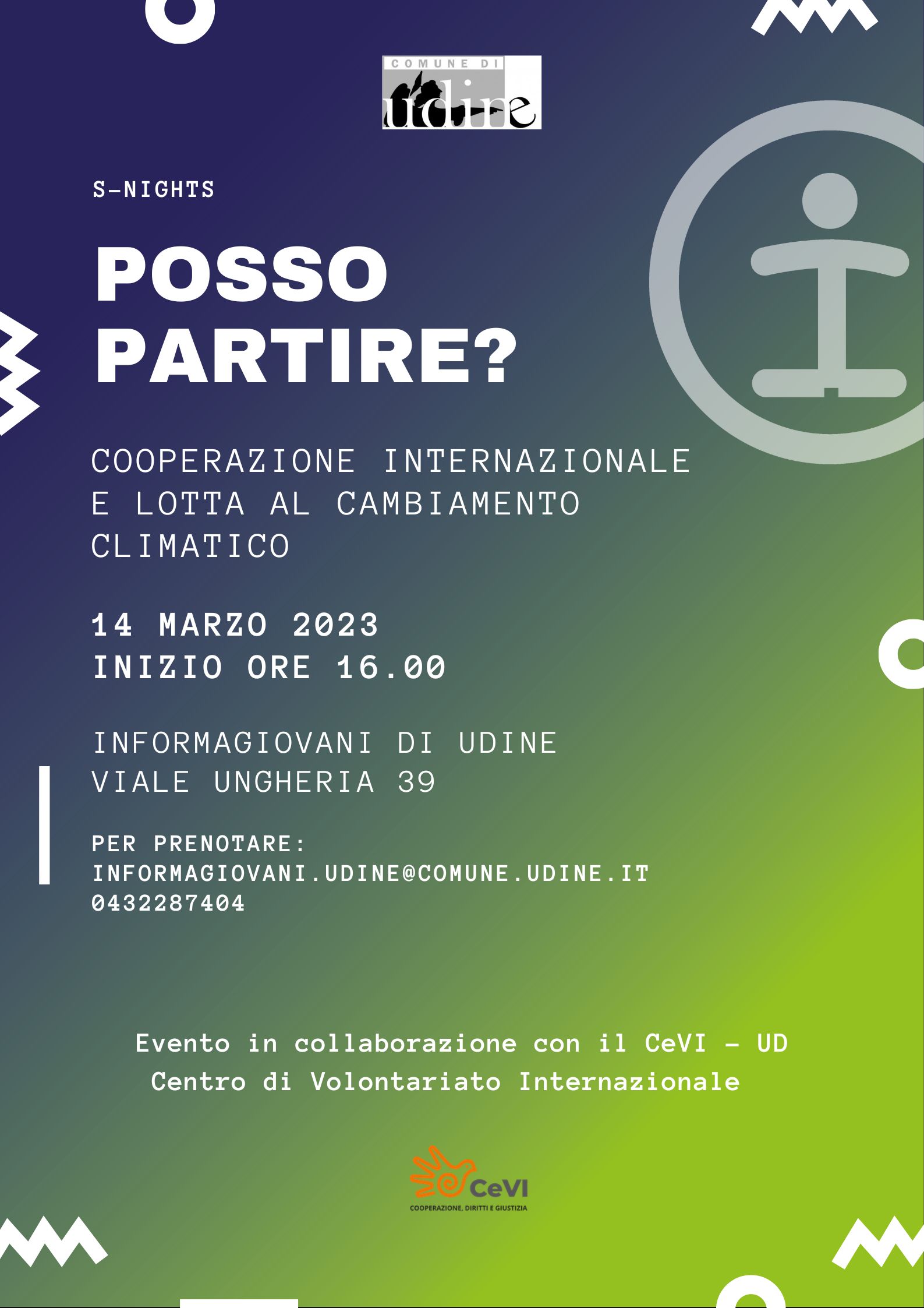 “Posso Partire?” in collaborazione con il CEVI - Incontro InformaGiovani di Udine