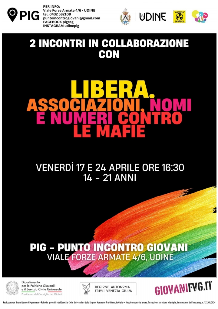 Percorso sulla legalità in collaborazione con LIBERA - PIG di UDINE
