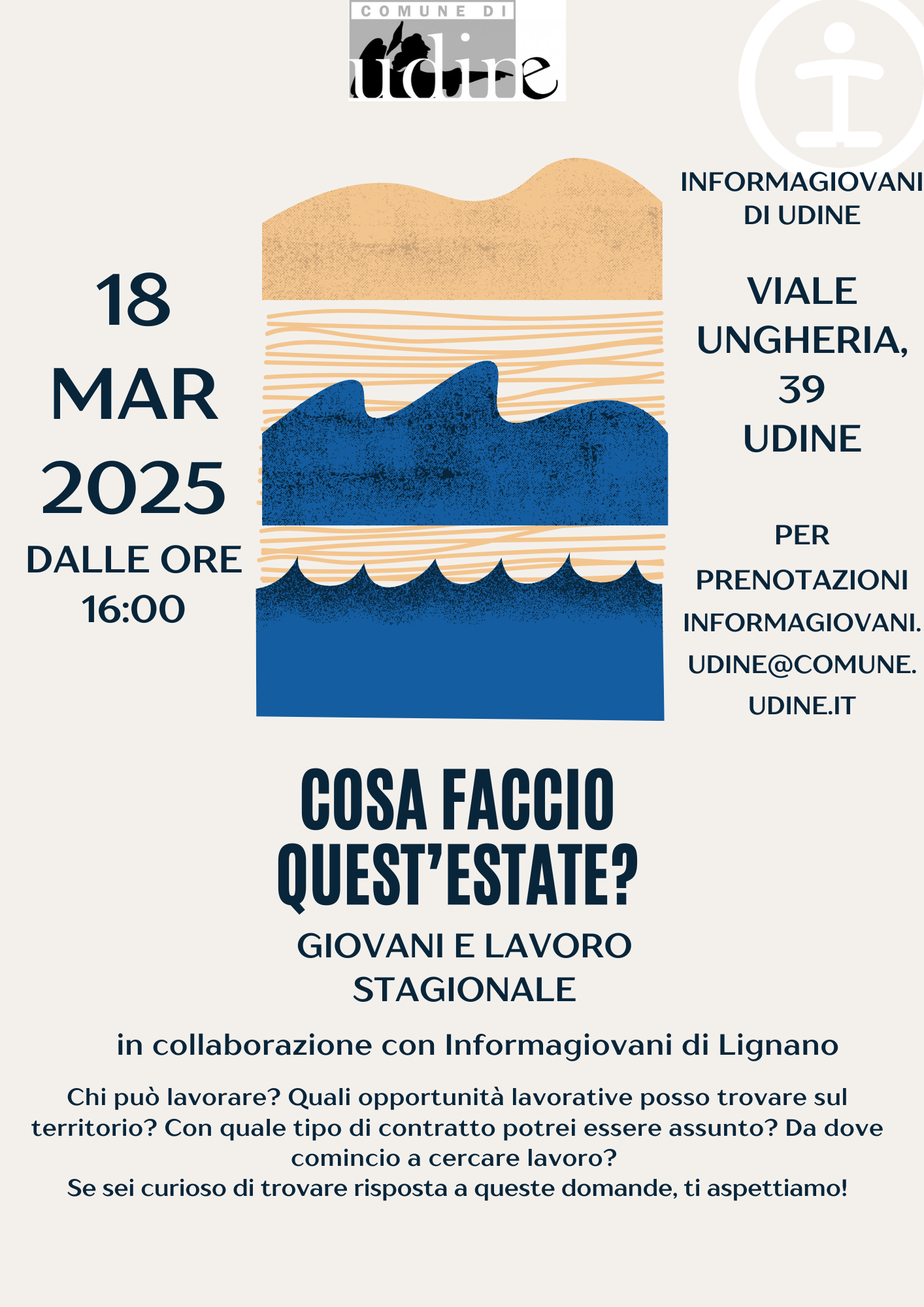 COSA FACCIO QUEST'ESTATE? Giovani e Lavoro Stagionale - incontro S-night